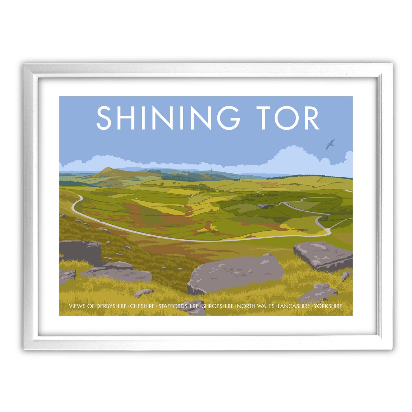 Shining Tor Art Print