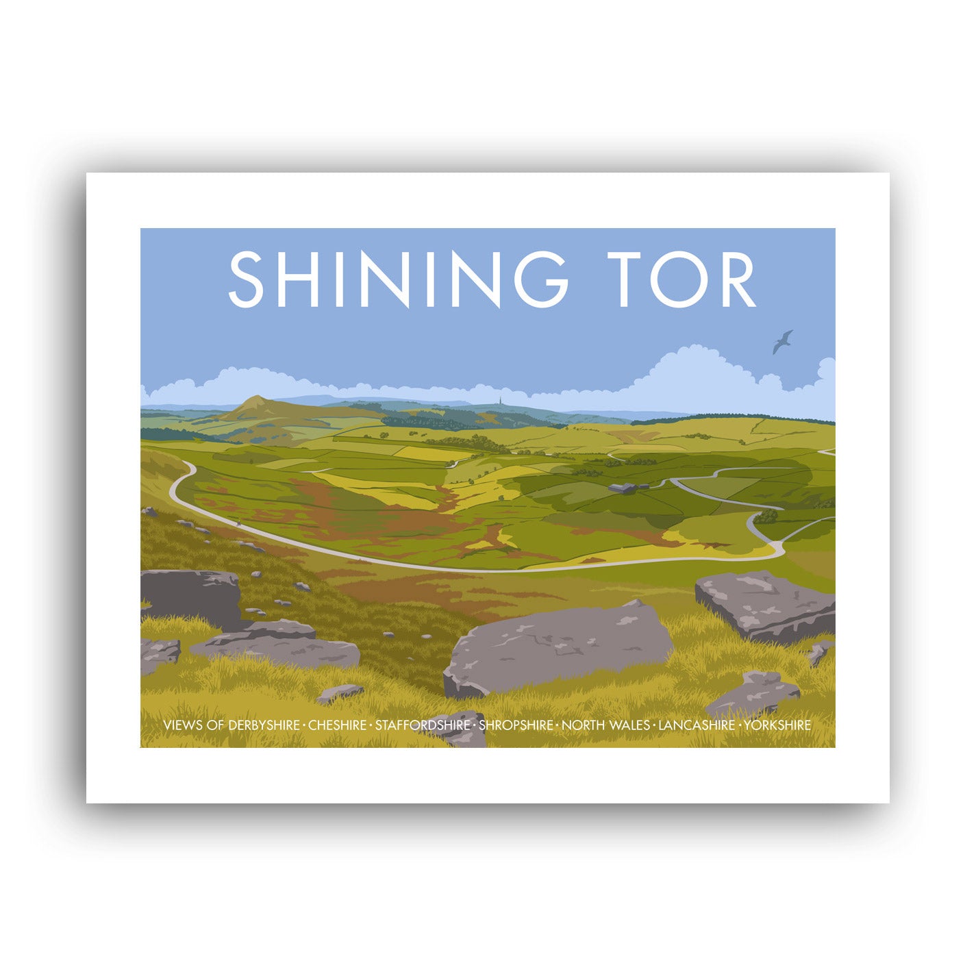 Shining Tor Art Print