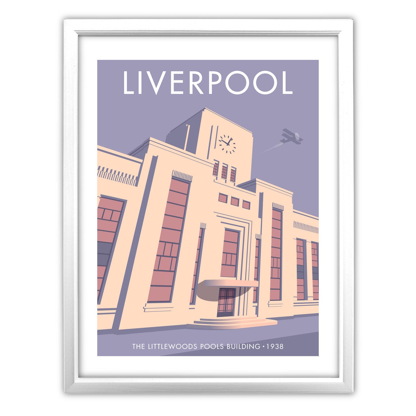 The Littlewood Pools Building, Liverpool Art Print