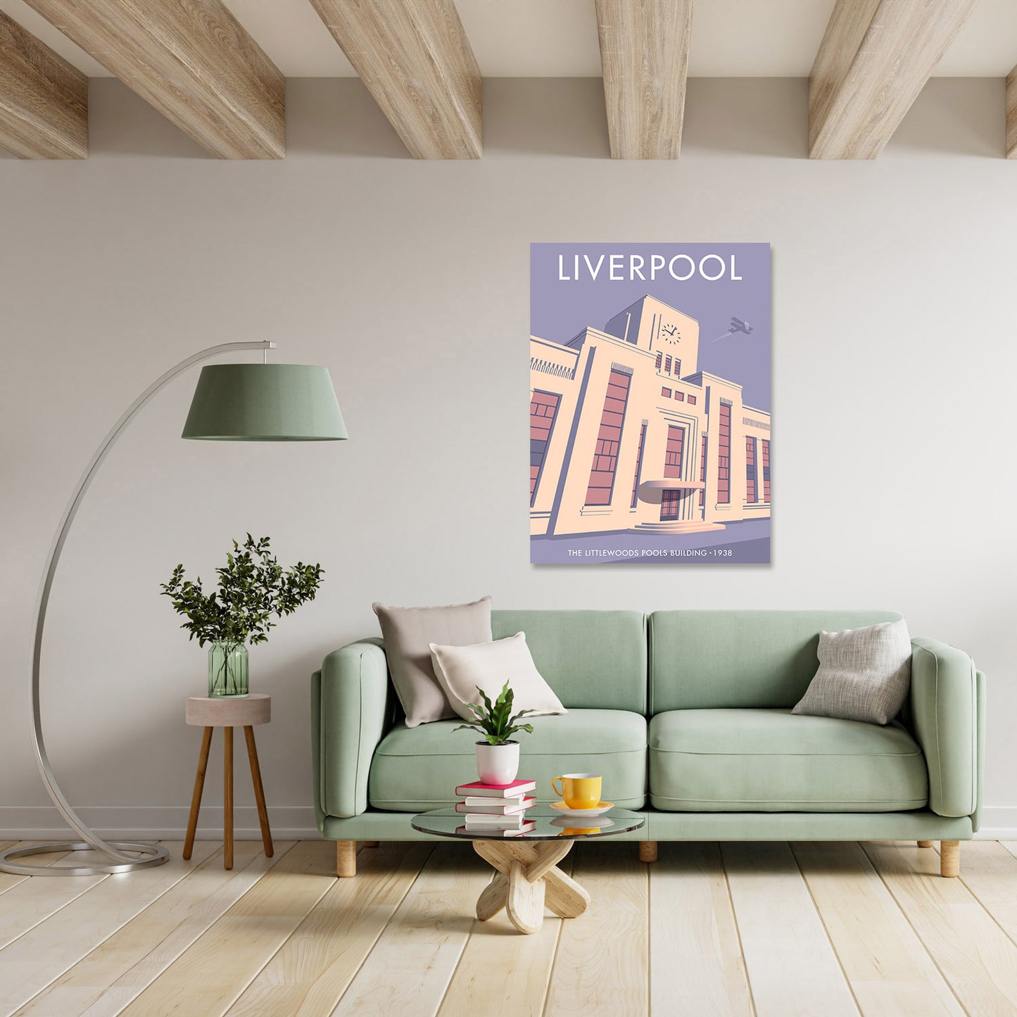 The Littlewood Pools Building, Liverpool Art Print