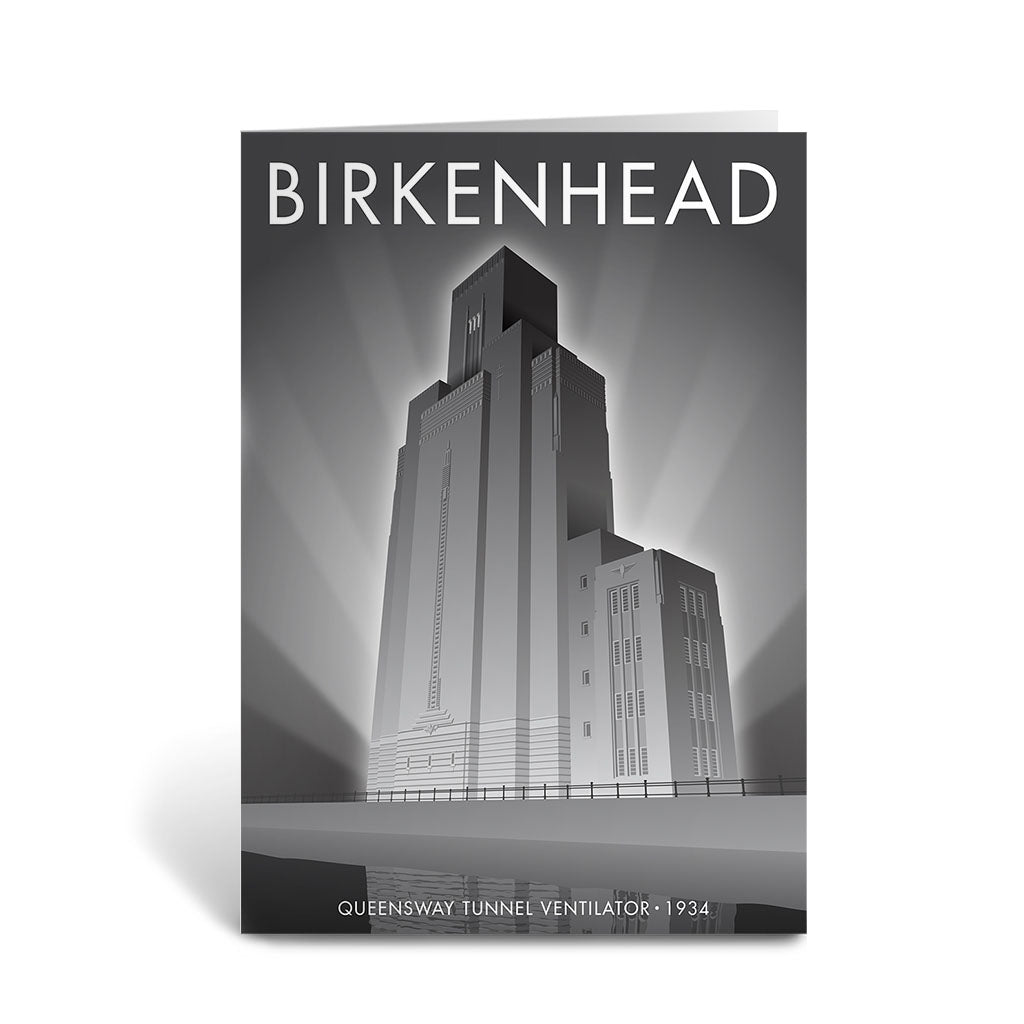 Birkenhead, Queensway Tunnel Greeting Card 7x5