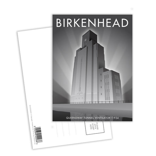 Birkenhead, Queensway Tunnel Postcard Pack of 8