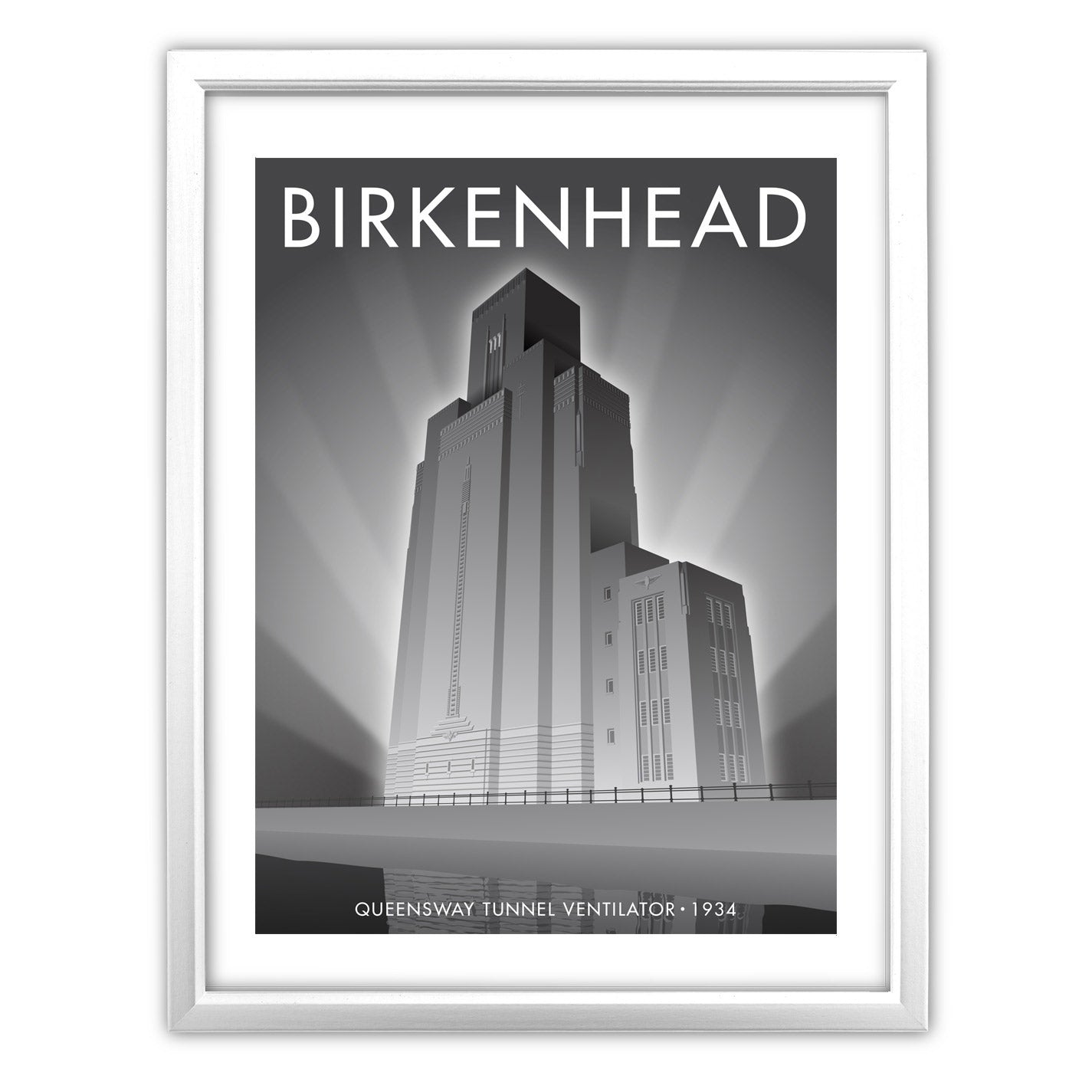 Birkenhead, Queensway Tunnel Art Print