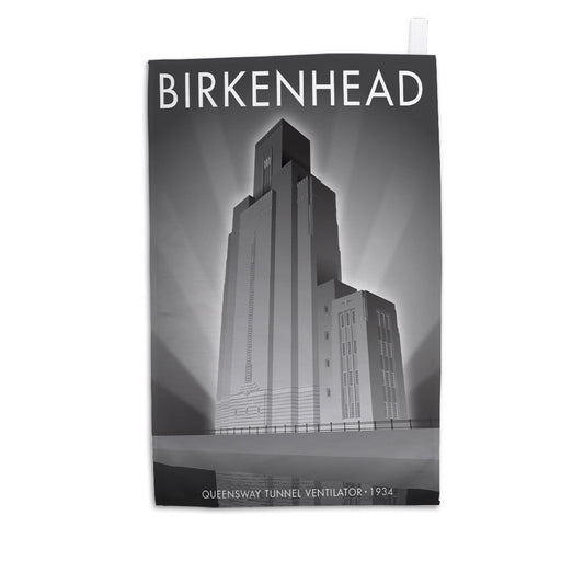 Birkenhead, Queensway Tunnel Tea Towel
