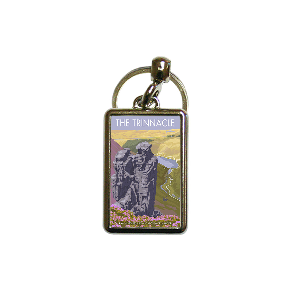 The Trinnacle, Raven Stones Brow Metal Keyring