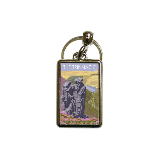 The Trinnacle, Raven Stones Brow Metal Keyring
