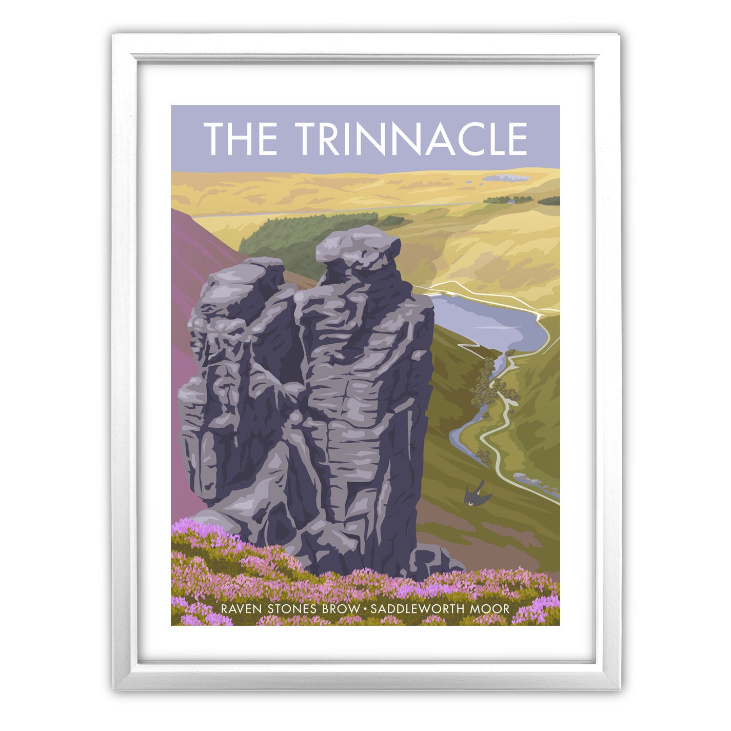 The Trinnacle, Raven Stones Brow Art Print