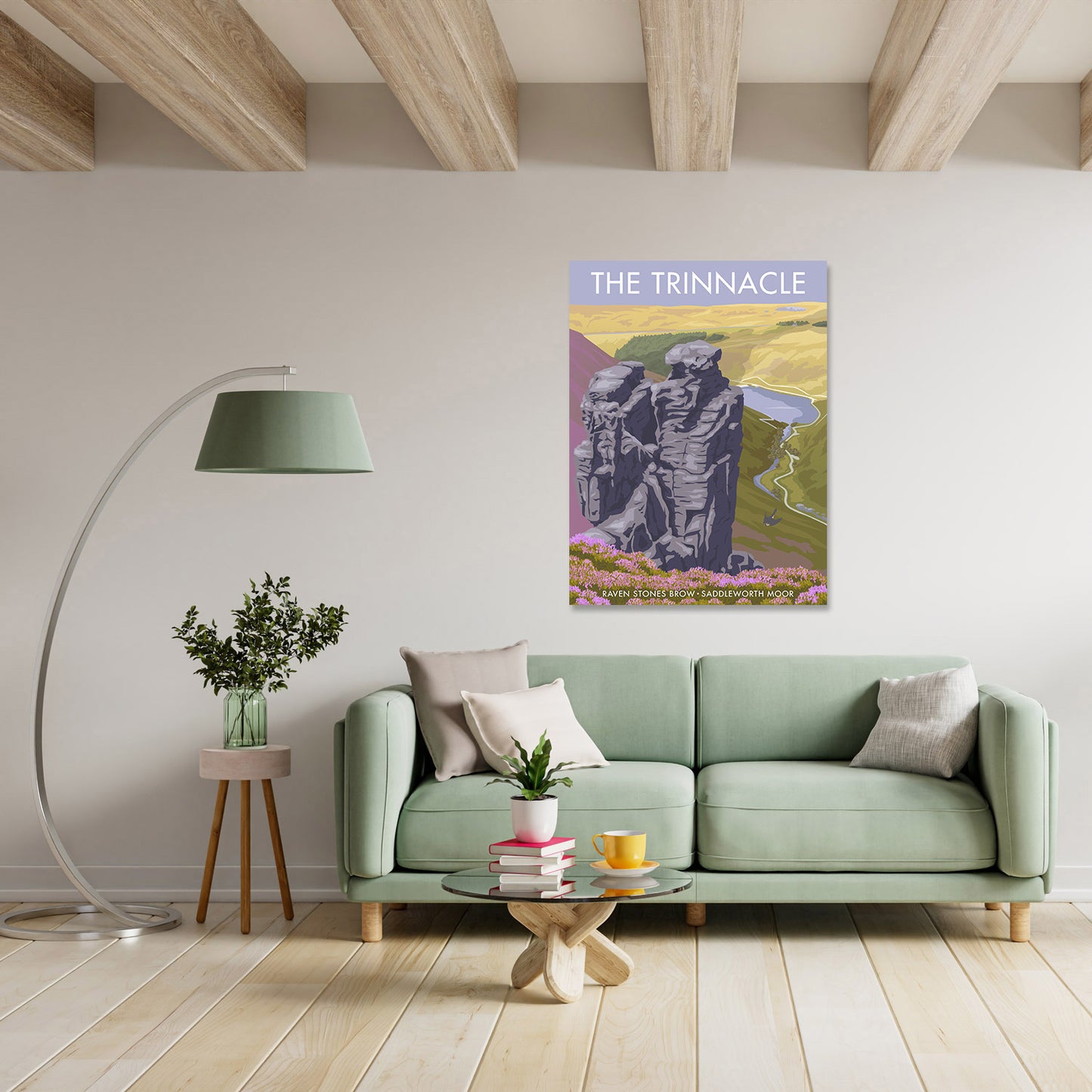 The Trinnacle, Raven Stones Brow Art Print
