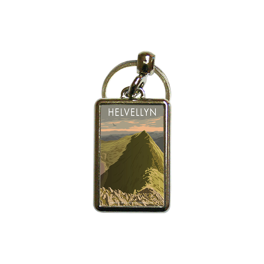 Helvellyn Metal Keyring