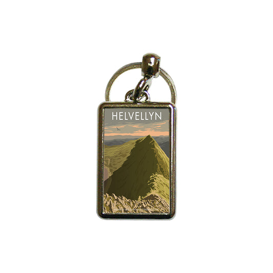 Helvellyn Metal Keyring