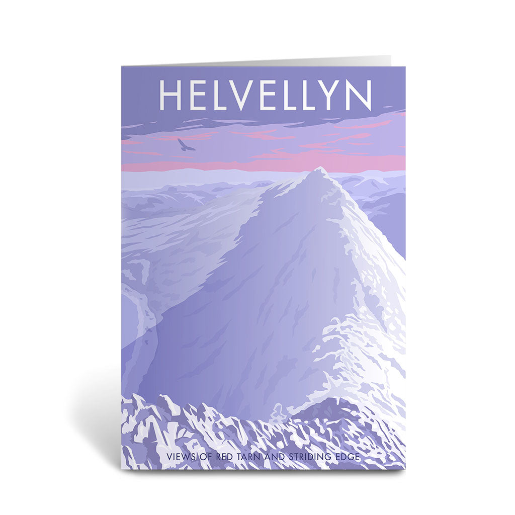 Helvellyn Greeting Card 7x5