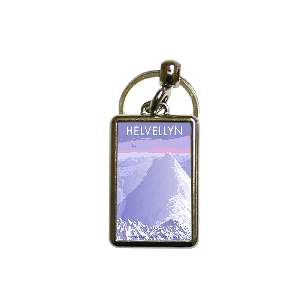 Helvellyn Metal Keyring