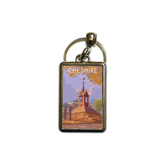 Lymm Cross, Cheshire Metal Keyring