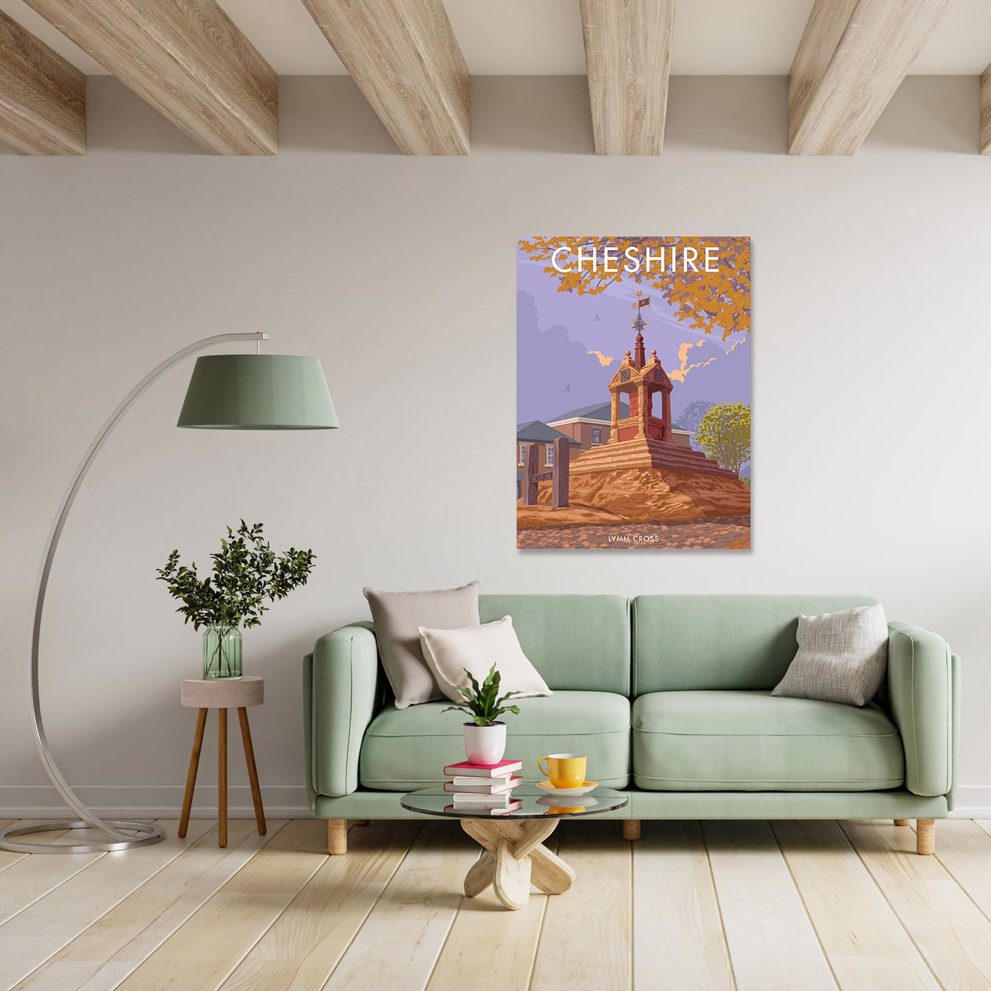 Lymm Cross, Cheshire Art Print