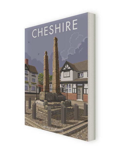 Sandbach Crosses, Cheshire Canvas