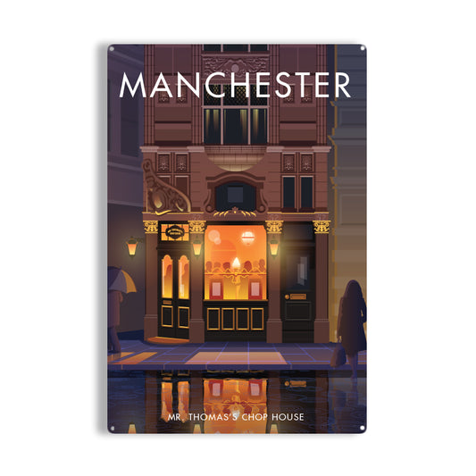 Manchester Metal Sign
