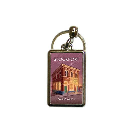 Stockport Metal Keyring