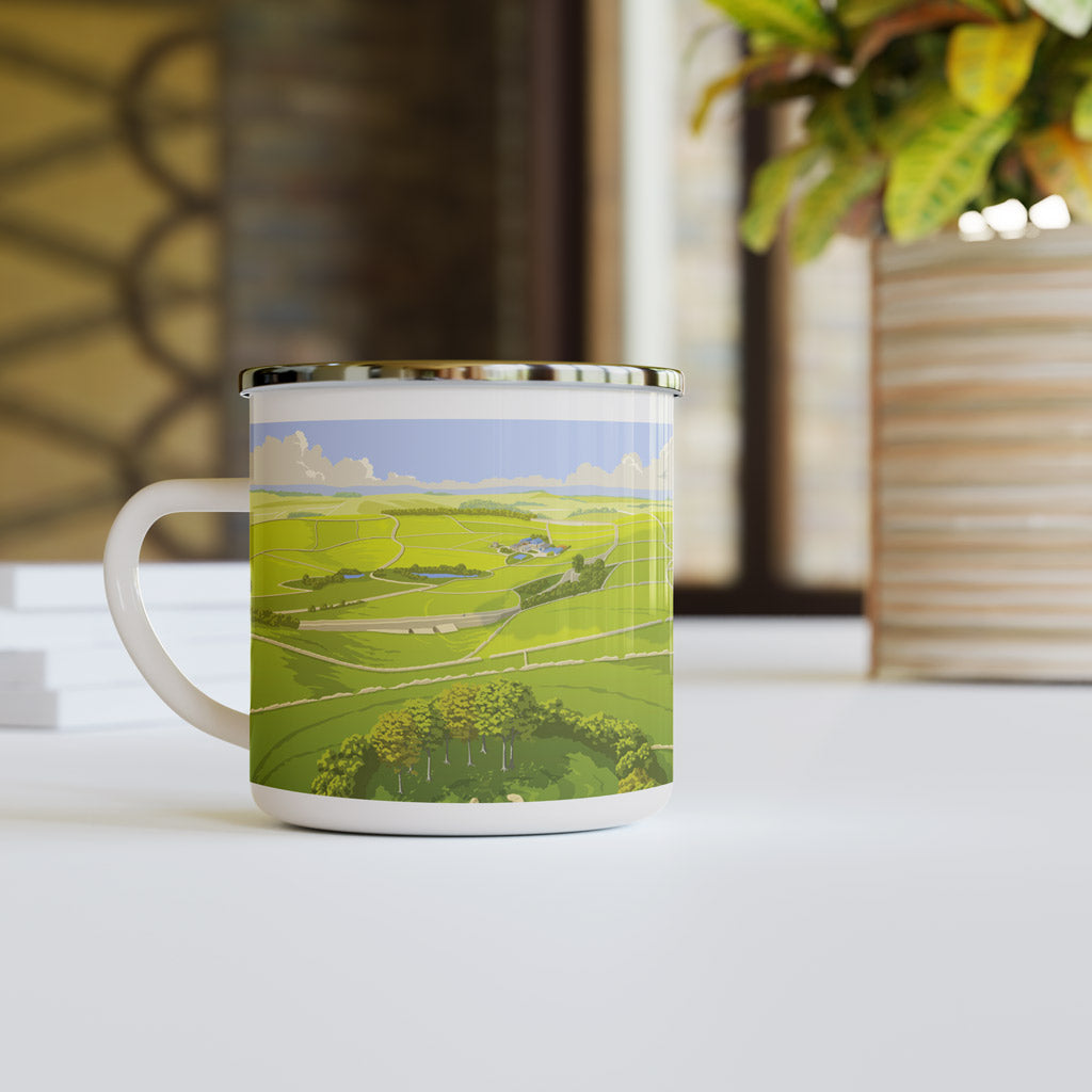 Derbyshire Enamel Mug