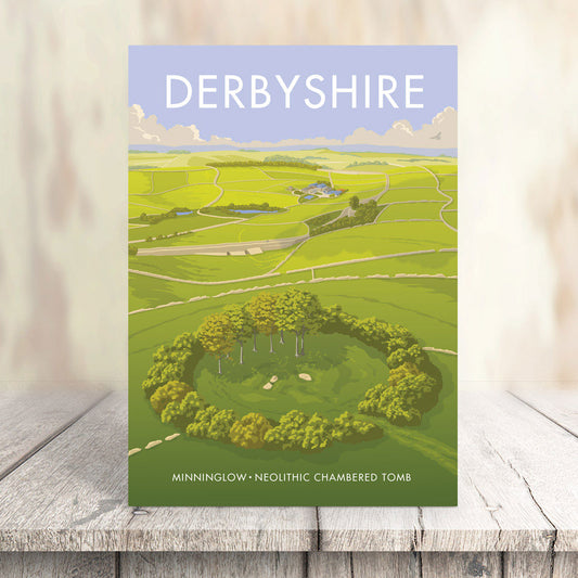 Derbyshire Greeting Card 7x5