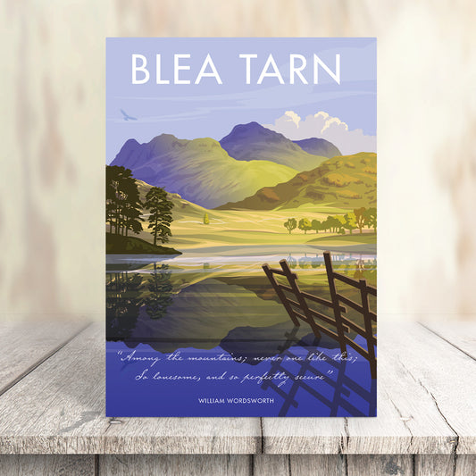 Blea Tarn, Lake District National Park Greeting Card 7x5