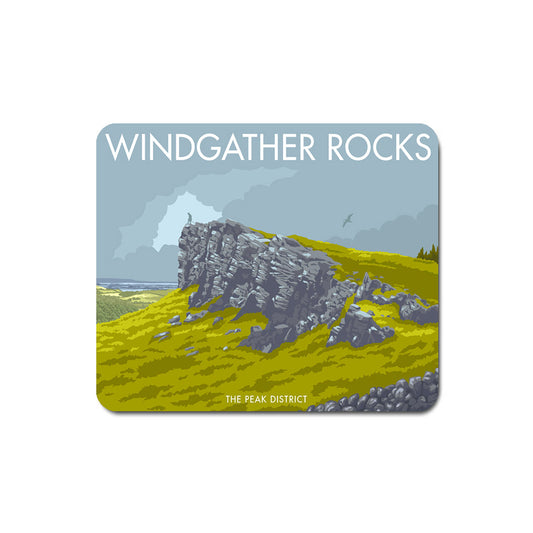 Windgather Rocks Mouse Mat