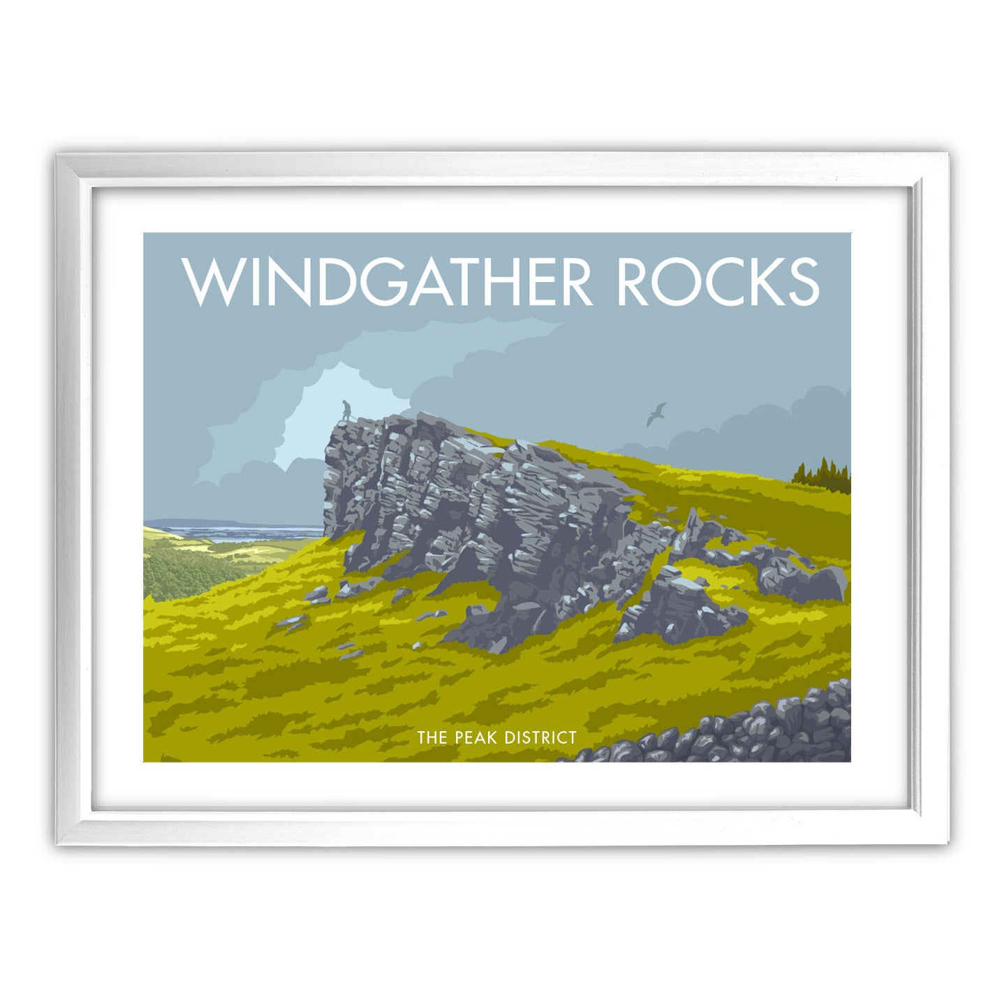 Windgather Rocks Art Print