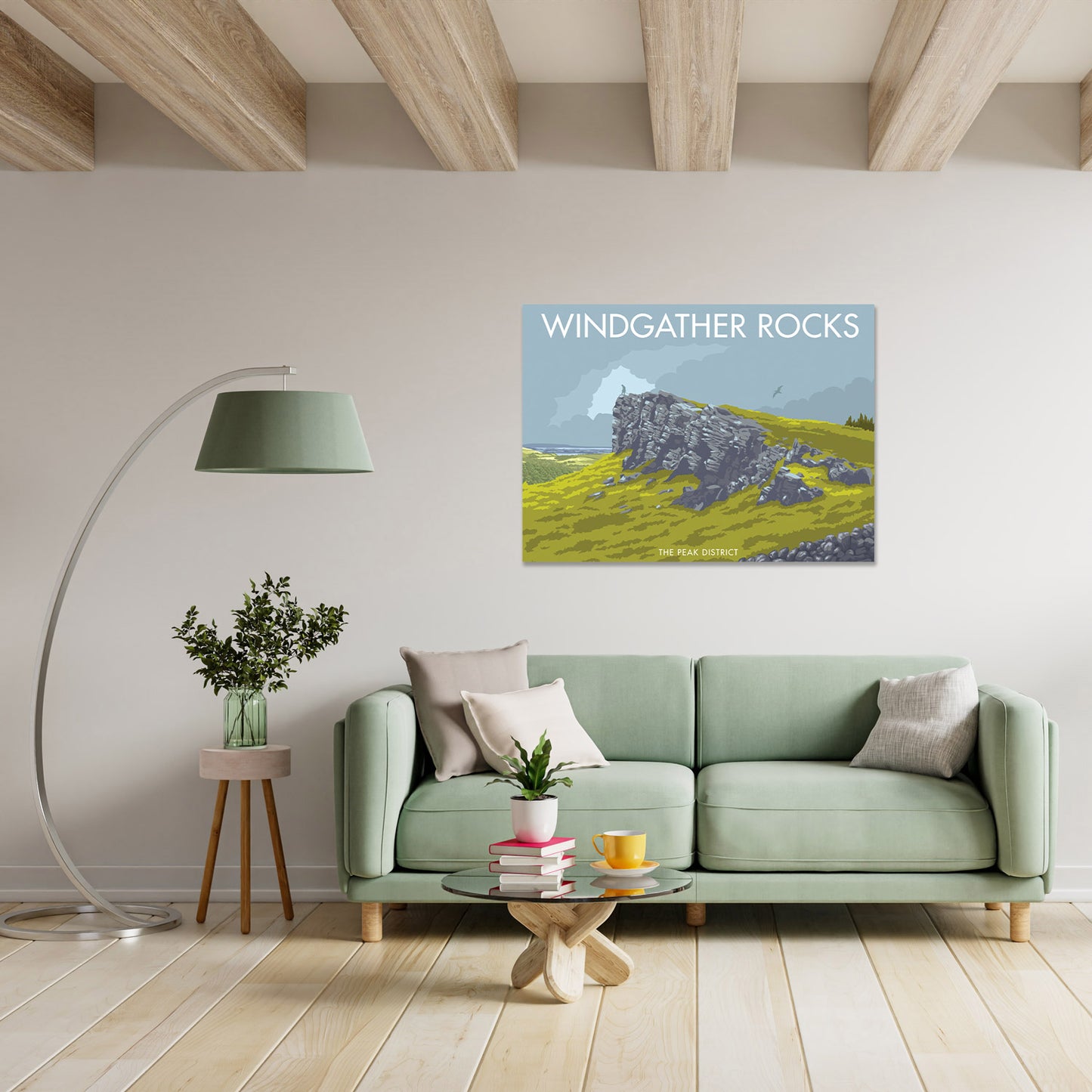 Windgather Rocks Art Print