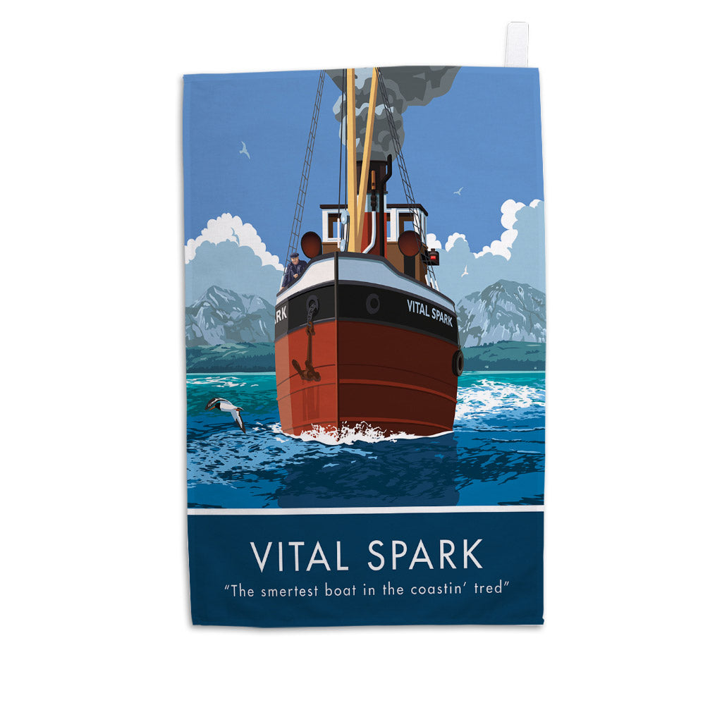 Vital Spark Tea Towel