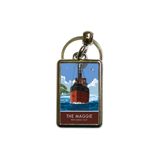 The Maggie, Port Askaig, Islay Metal Keyring