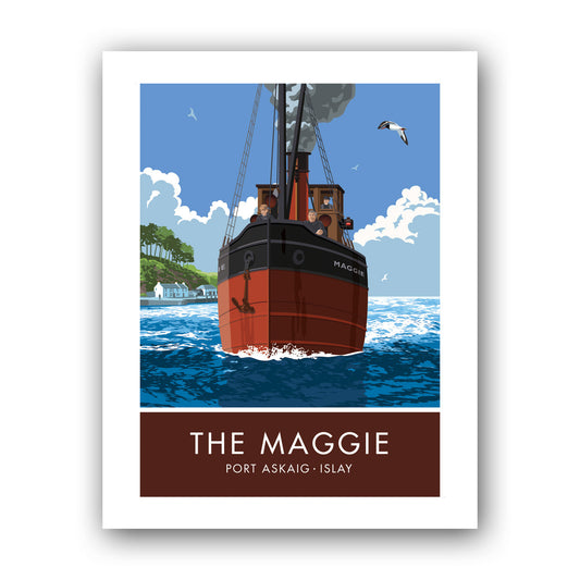 The Maggie, Port Askaig, Islay Art Print