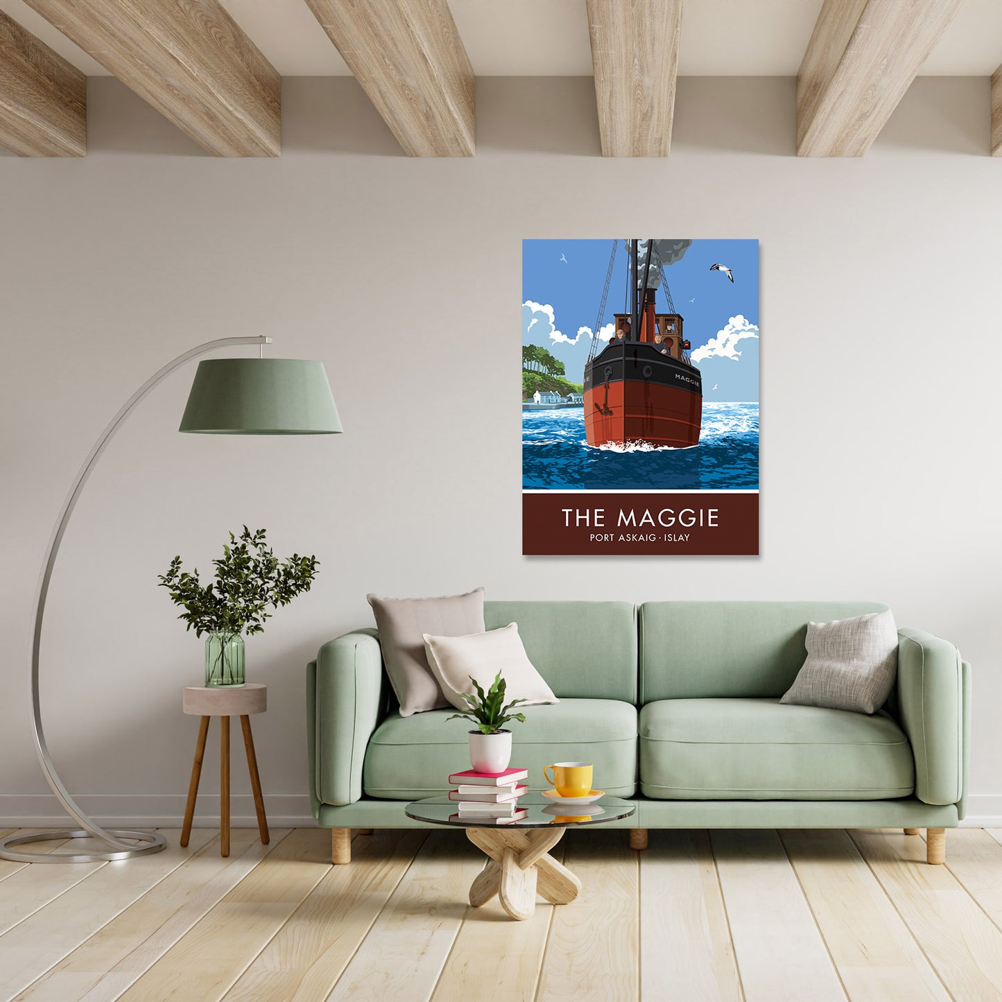 The Maggie, Port Askaig, Islay Art Print