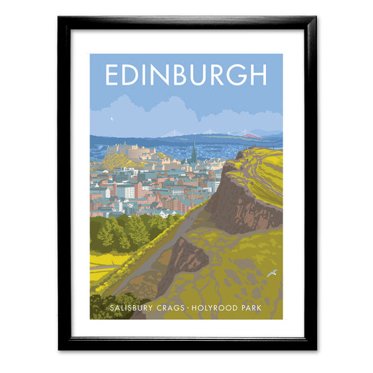 Salisbury Crags, Edinburgh Art Print