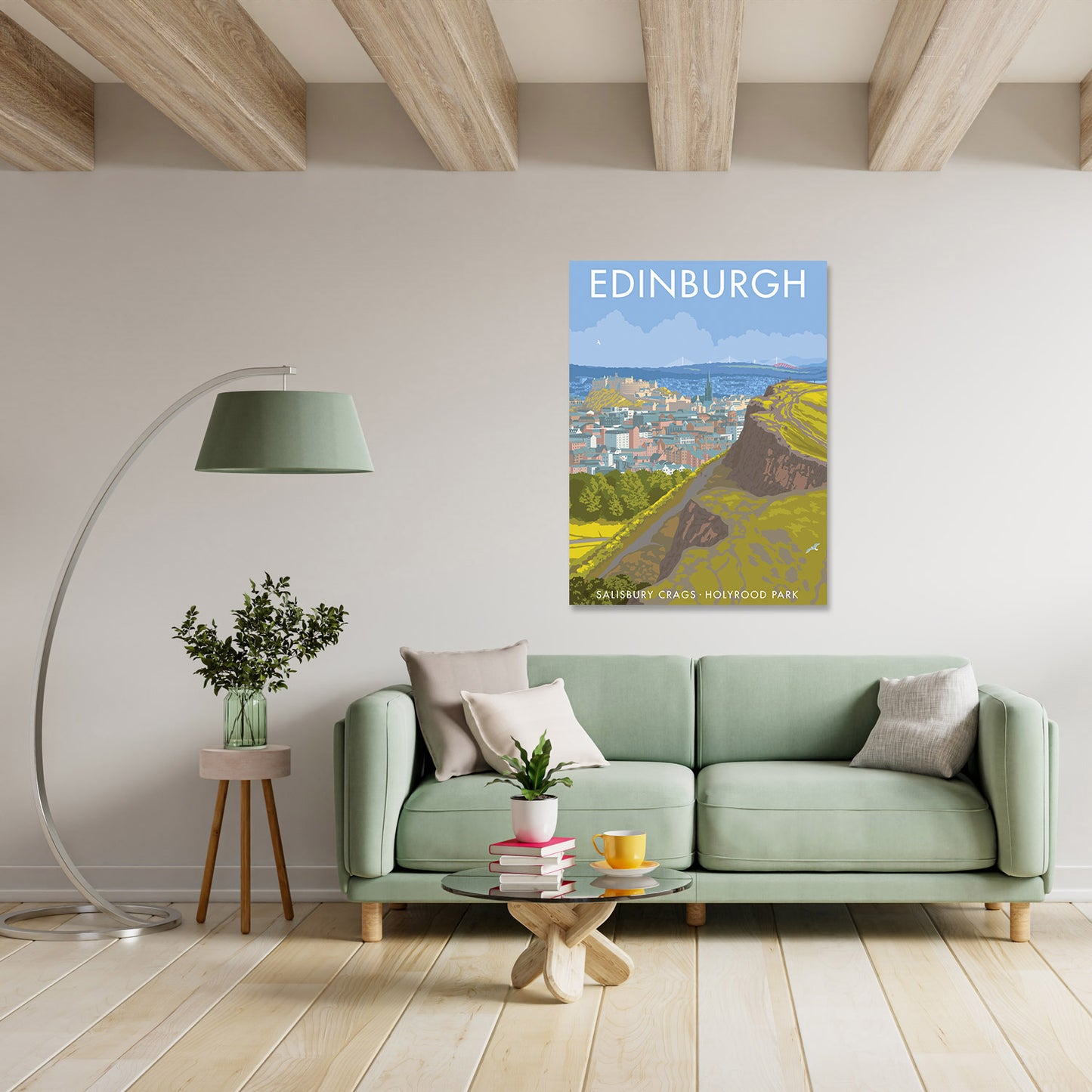 Salisbury Crags, Edinburgh Art Print
