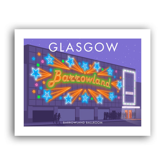 Barrowland Ballroom, Glasgow Art Print