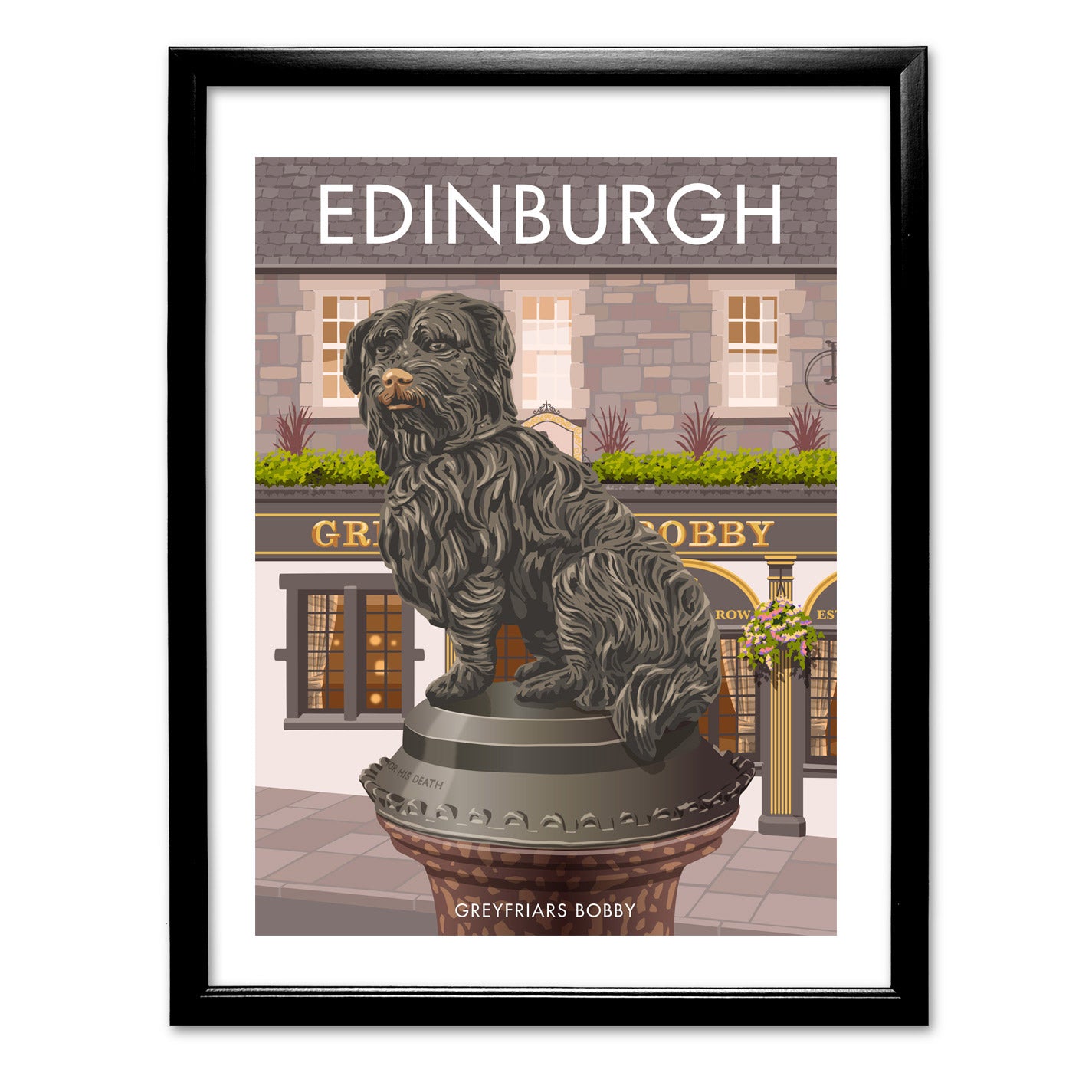 Greyfriars Bobby, Edinburgh Art Print