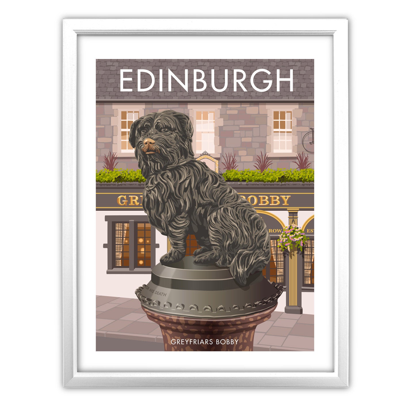 Greyfriars Bobby, Edinburgh Art Print