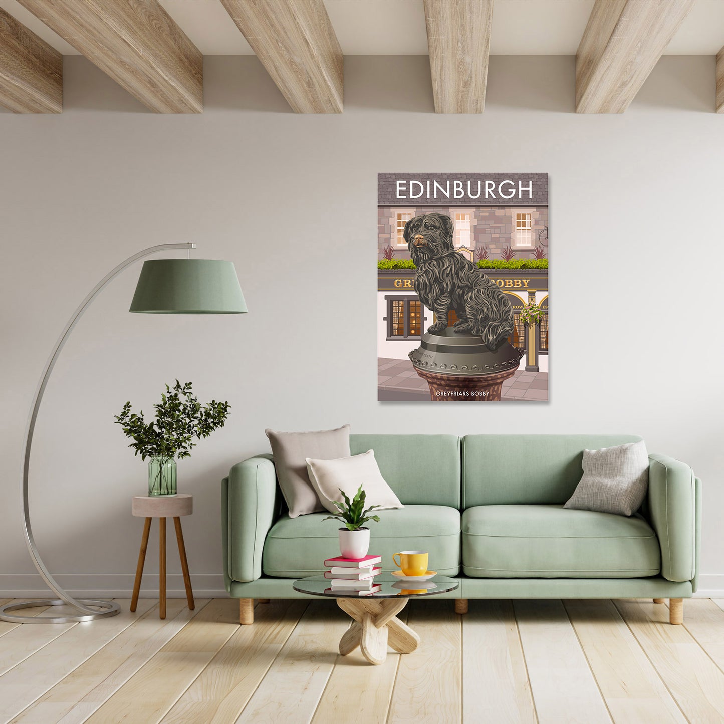 Greyfriars Bobby, Edinburgh Art Print