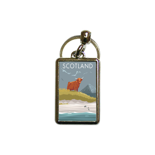 Scotland Metal Keyring