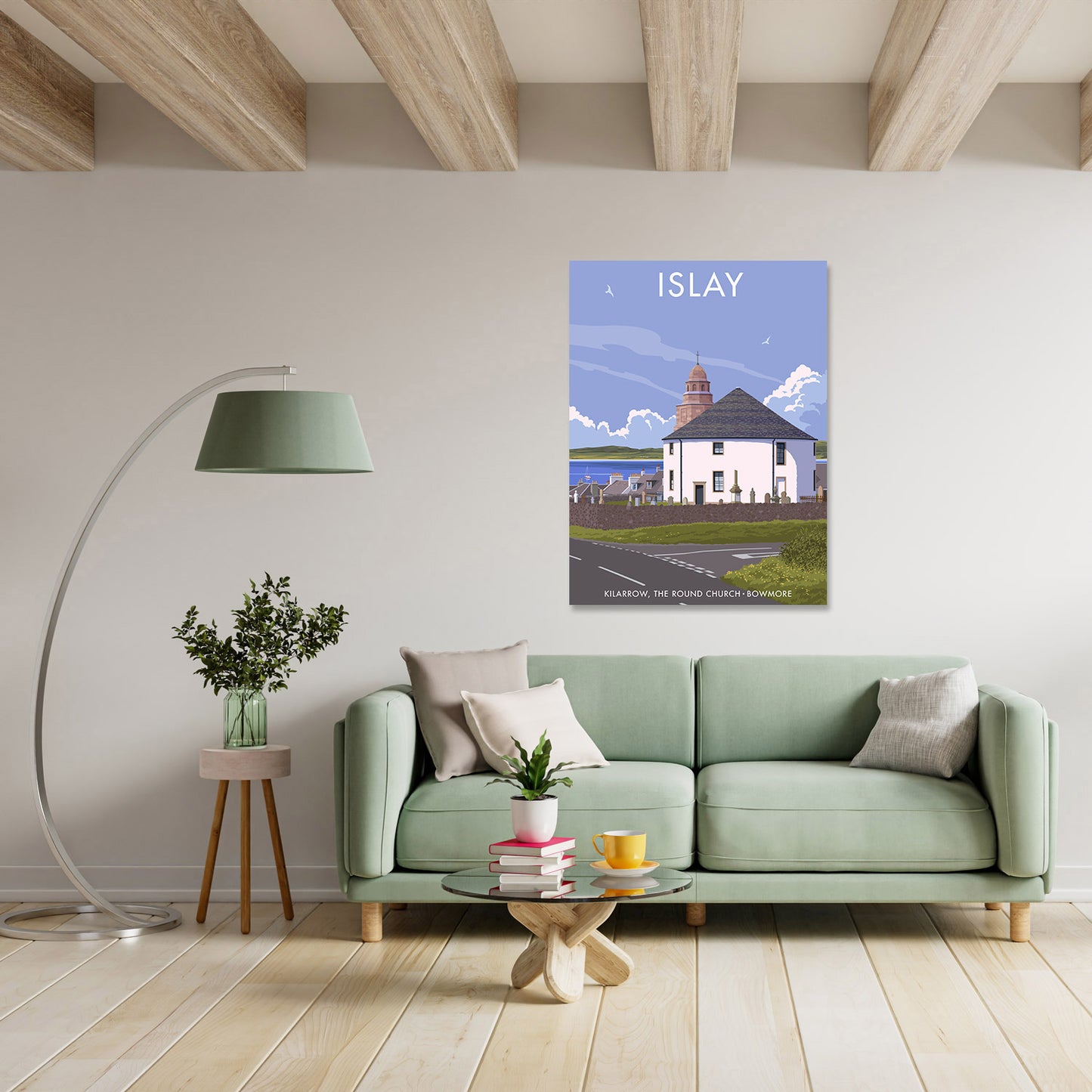 Kilarrow, The Round Church Art Print