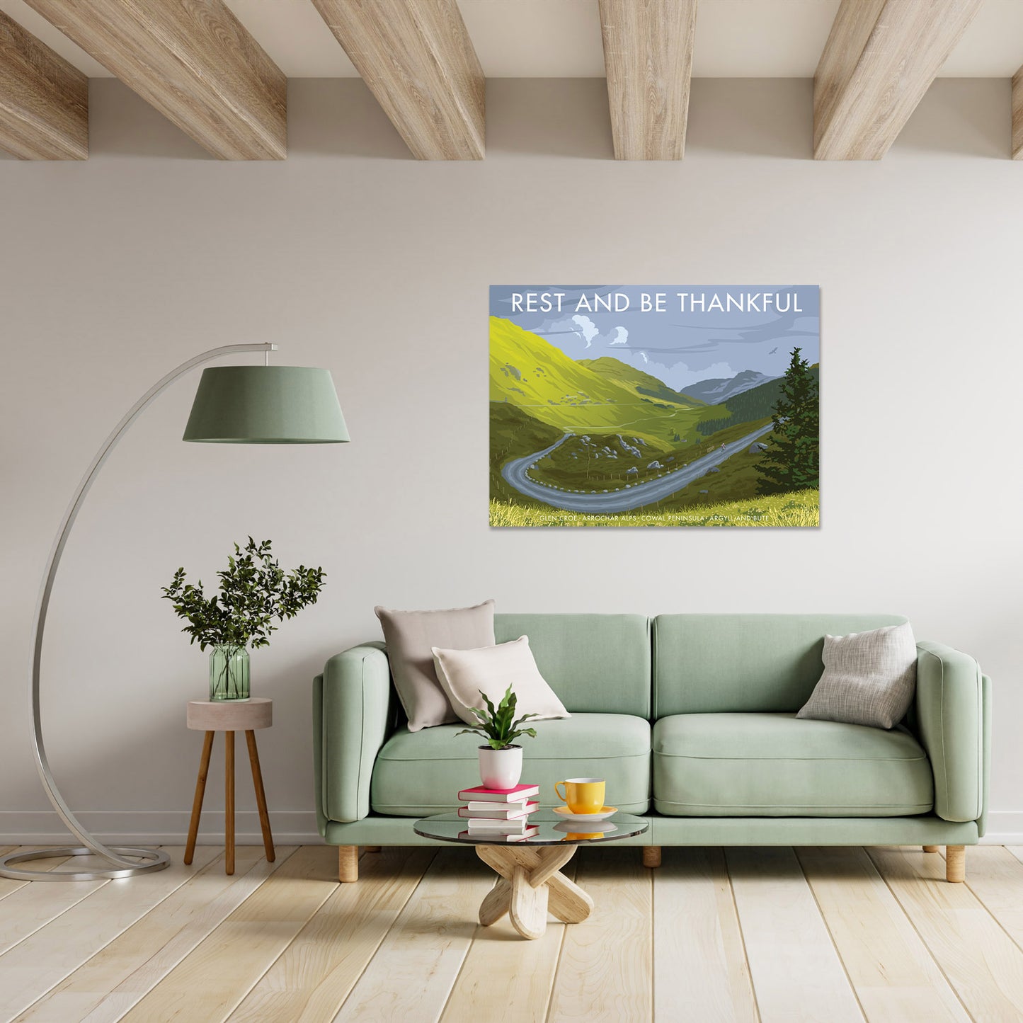 Rest and be Thankful Art Print