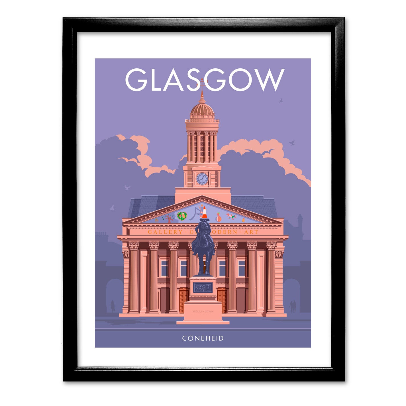 Coneheid, Glasgow Art Print