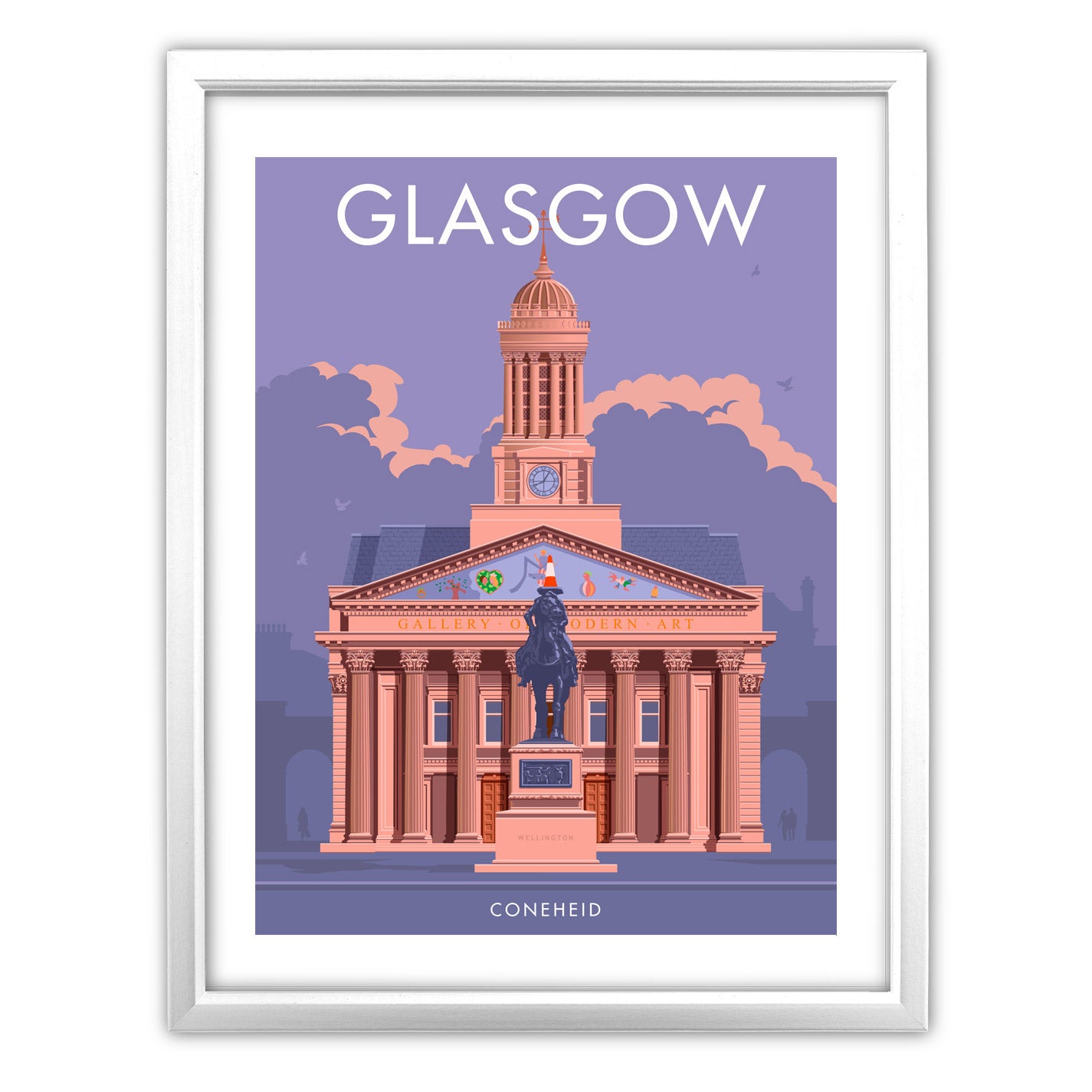 Coneheid, Glasgow Art Print