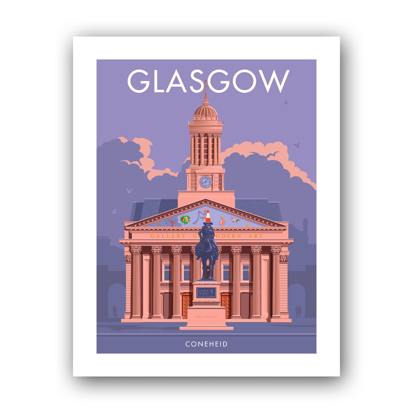 Coneheid, Glasgow Art Print