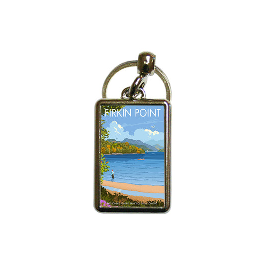 Firkin Point, Loch Lomond Metal Keyring