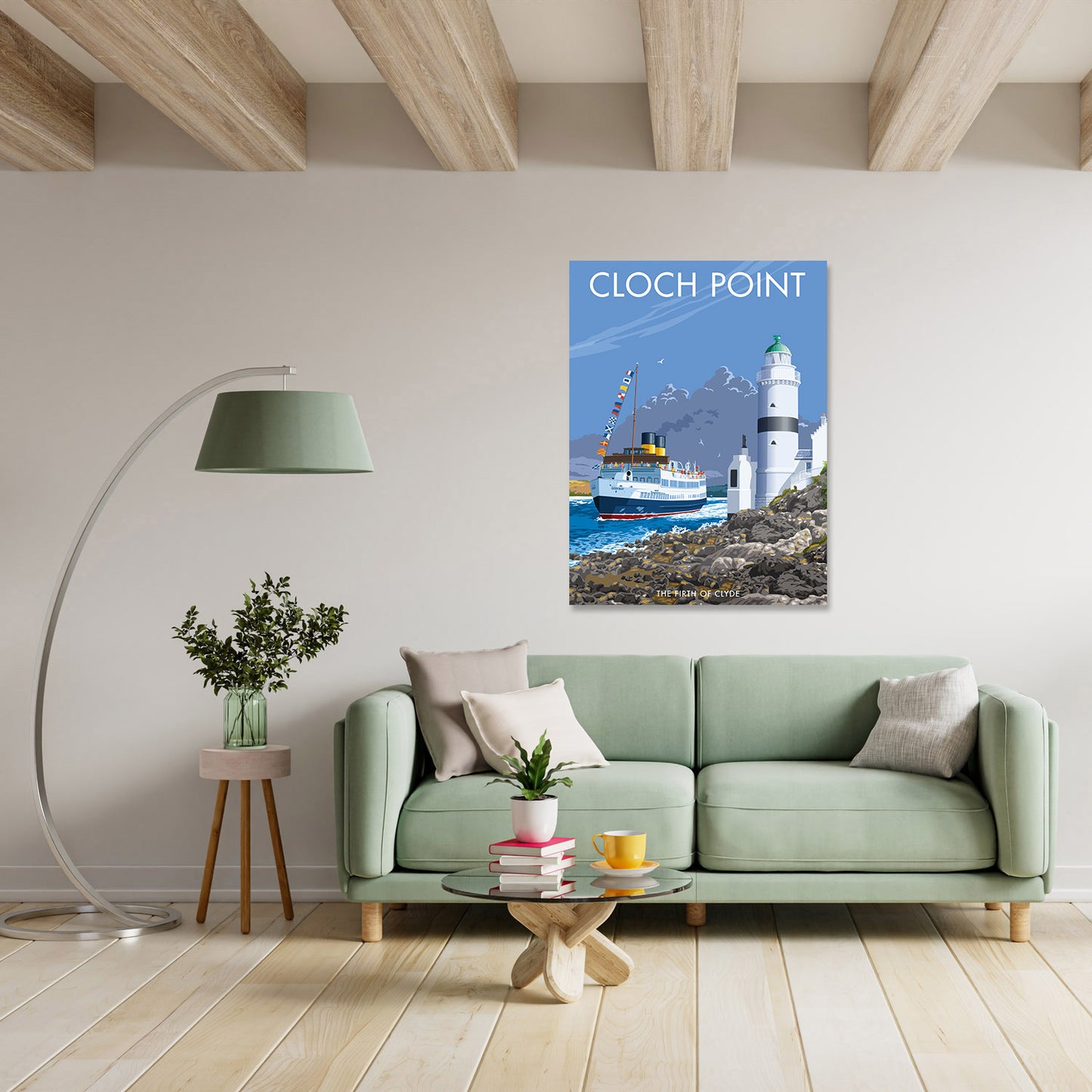 Cloch Point, Firth of Clyde Art Print