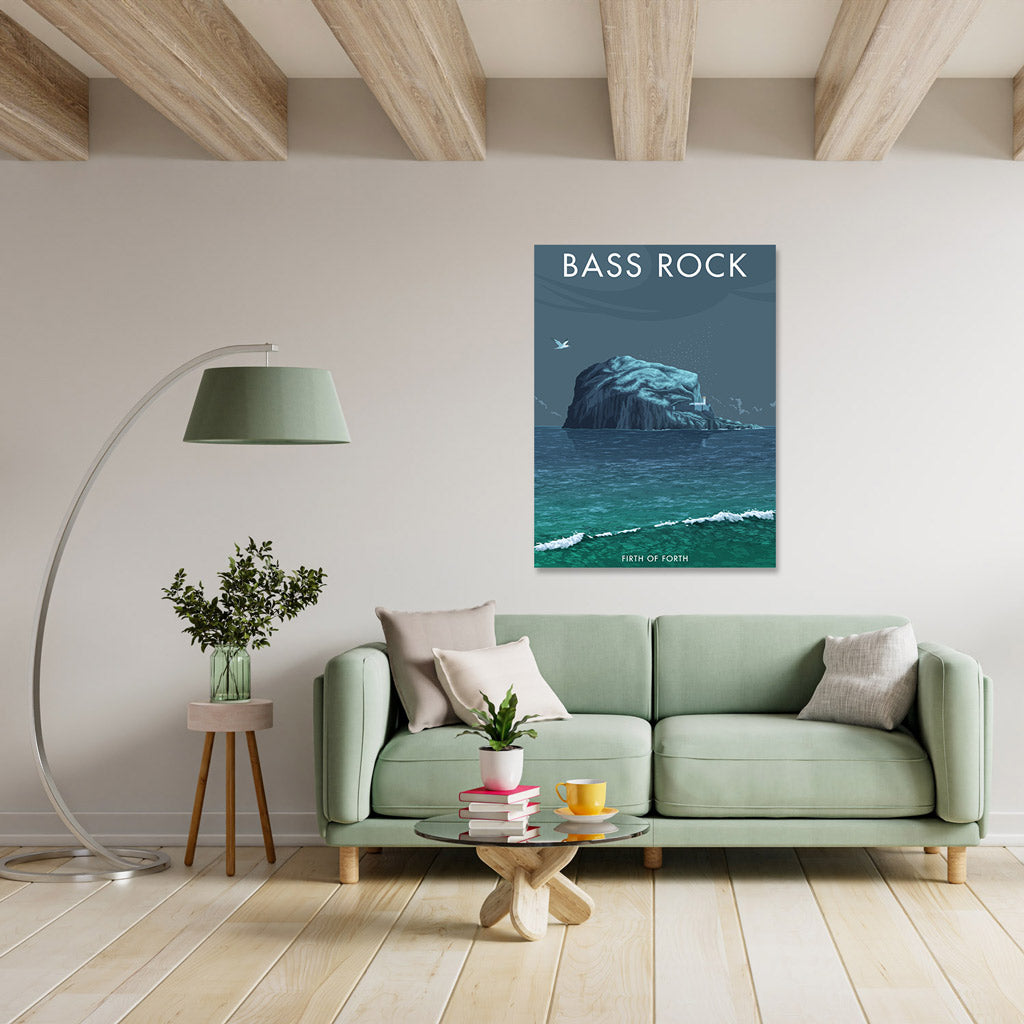 Bass Rock Island, Scotland Art Print
