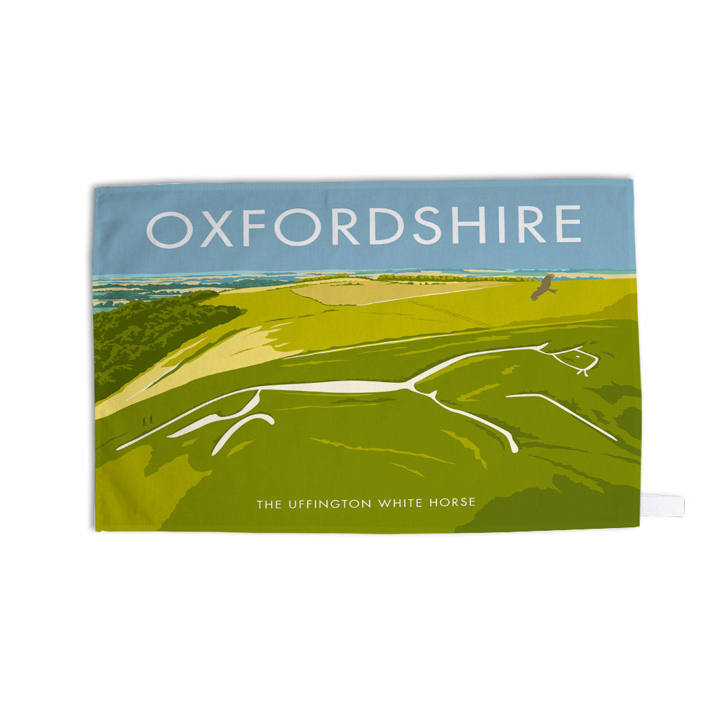 The Uffington White Horse Tea Towel