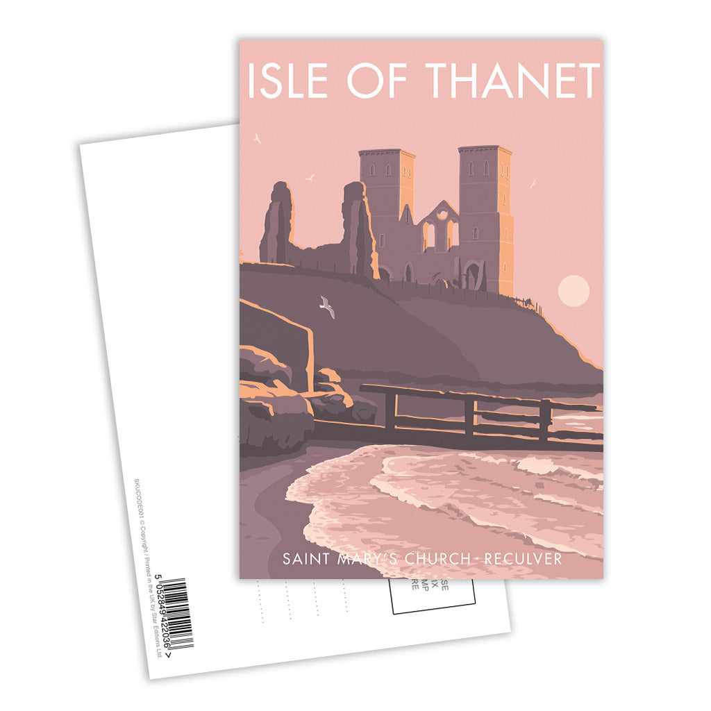 Saint Mary's Church, Reculver Postcard Pack of 8