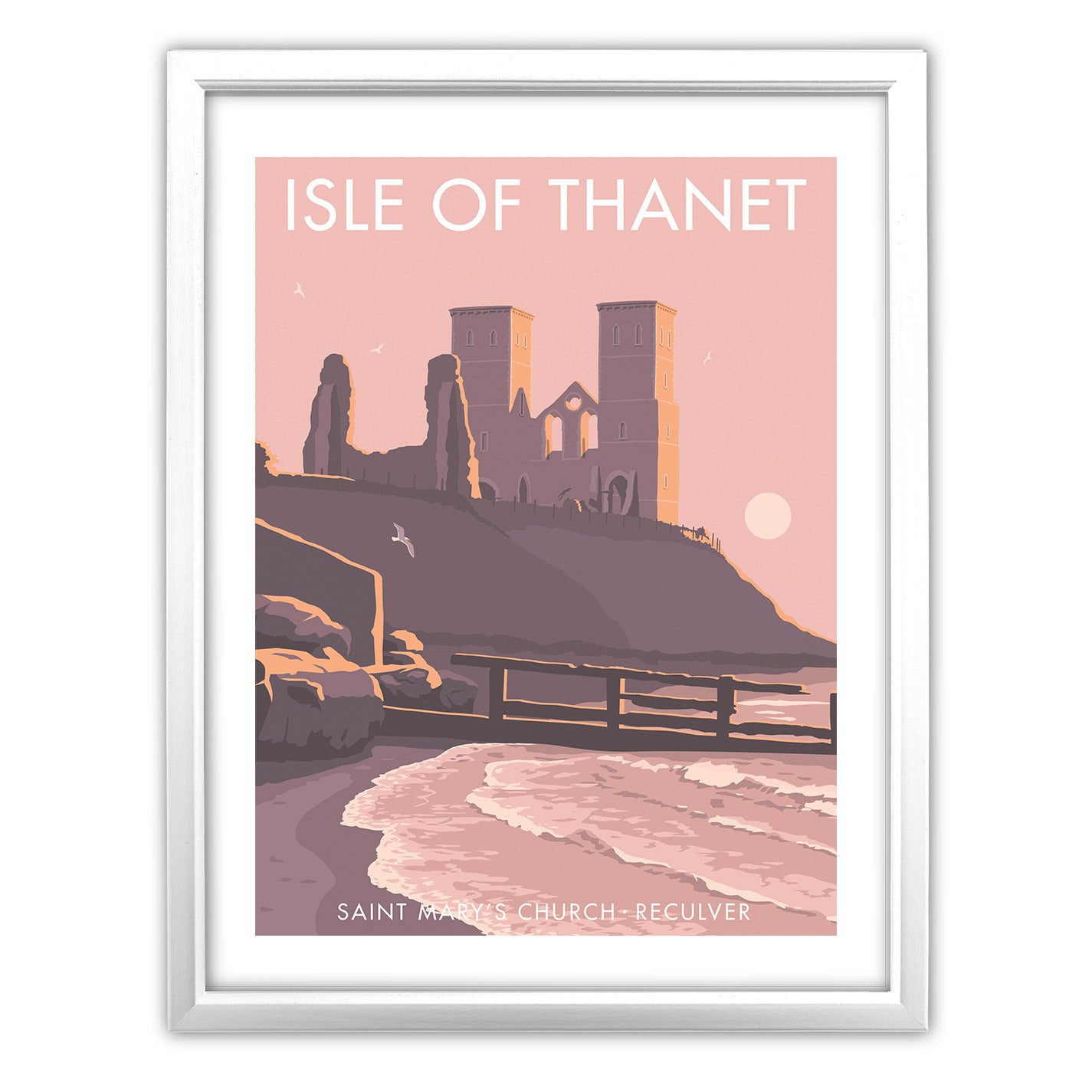 Saint Mary's Church, Reculver Art Print