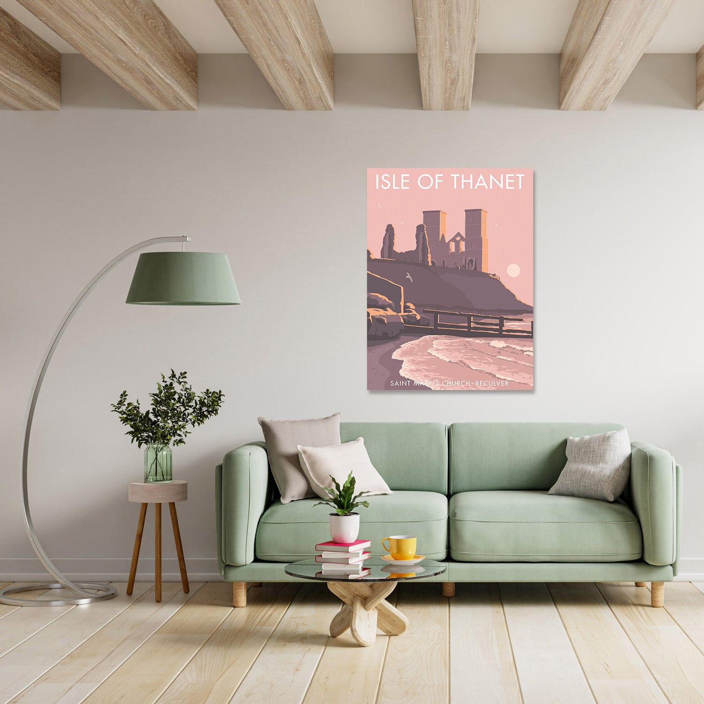 Saint Mary's Church, Reculver Art Print
